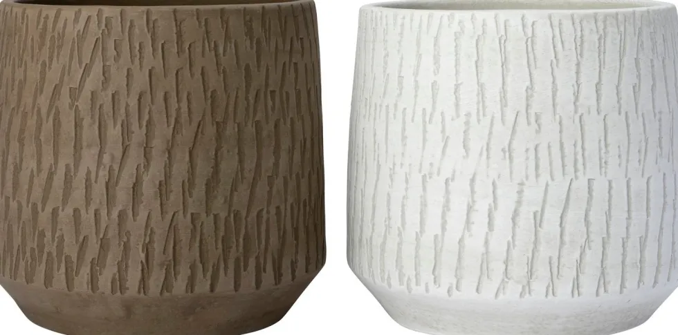 Intratuin bloempot Niamh crème D 29 H 26 cm
