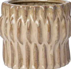 Intratuin bloempot Nisa beige D 17,7 H 13,8 cm