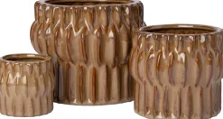 Intratuin bloempot Nisa bruin D 8 H 7 cm