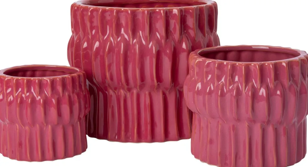 Intratuin bloempot Nisa roze D 13,3 H 11 cm