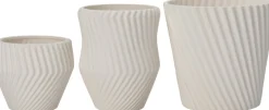Intratuin bloempot Nivem wit D 21 H 19 cm