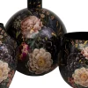 Intratuin bloempot Nolan zwart / roze D 19 H 18,5 cm