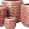 Intratuin bloempot Norea rood D 20 H 18,5 cm