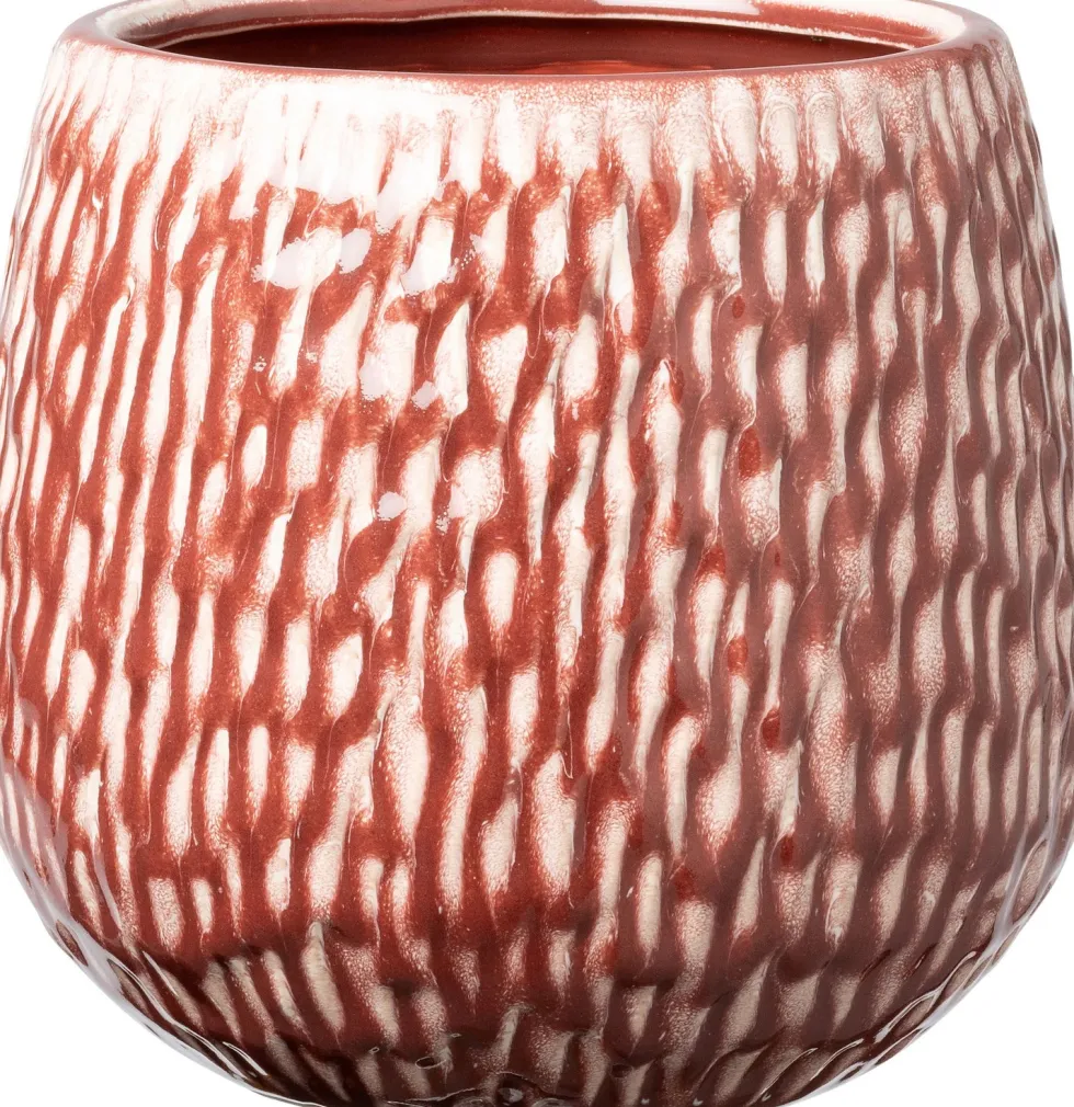Intratuin bloempot Norea rood D 20 H 18,5 cm