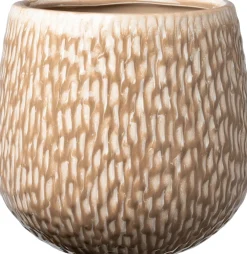 Intratuin bloempot Norea taupe D 20 H 18,5 cm