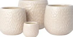 Intratuin bloempot Norea wit D 18 H 17 cm
