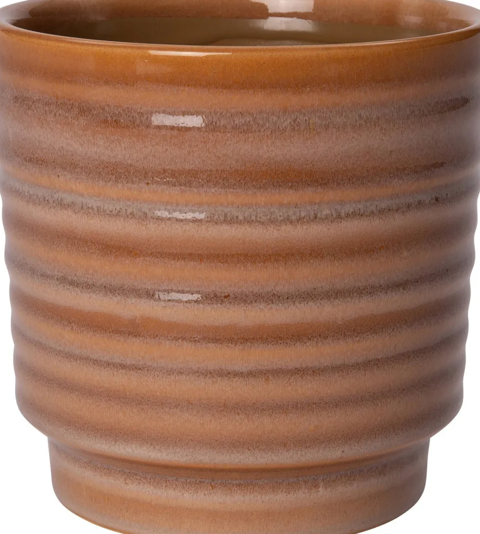 Intratuin bloempot Noud terracotta D 8 H 8 cm