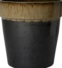 Intratuin bloempot Nowie bruin / taupe D 18 H 16 cm