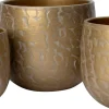 Intratuin bloempot Noy goud D 22 H 19 cm