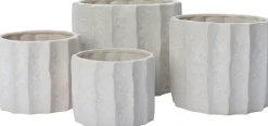 Intratuin bloempot Olivier wit D 14 H 12 cm