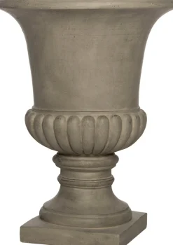 Intratuin bloempot op poot antraciet D 34 H 46 cm