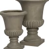 Intratuin bloempot op poot antraciet D 45 H 60 cm