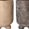 Intratuin bloempot op poten Arris goud D 16 H 23,5 cm