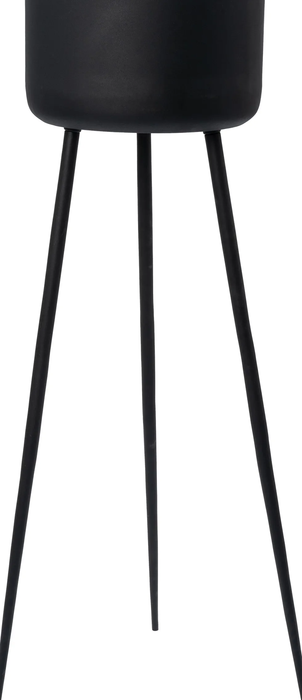 Intratuin bloempot op poten Falle zwart D 45 H 140 cm