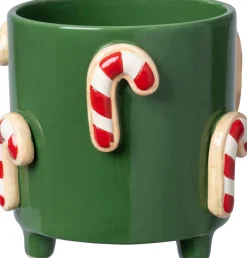 Intratuin bloempot op poten Jiya zuurstok groen D 13 H 11 cm