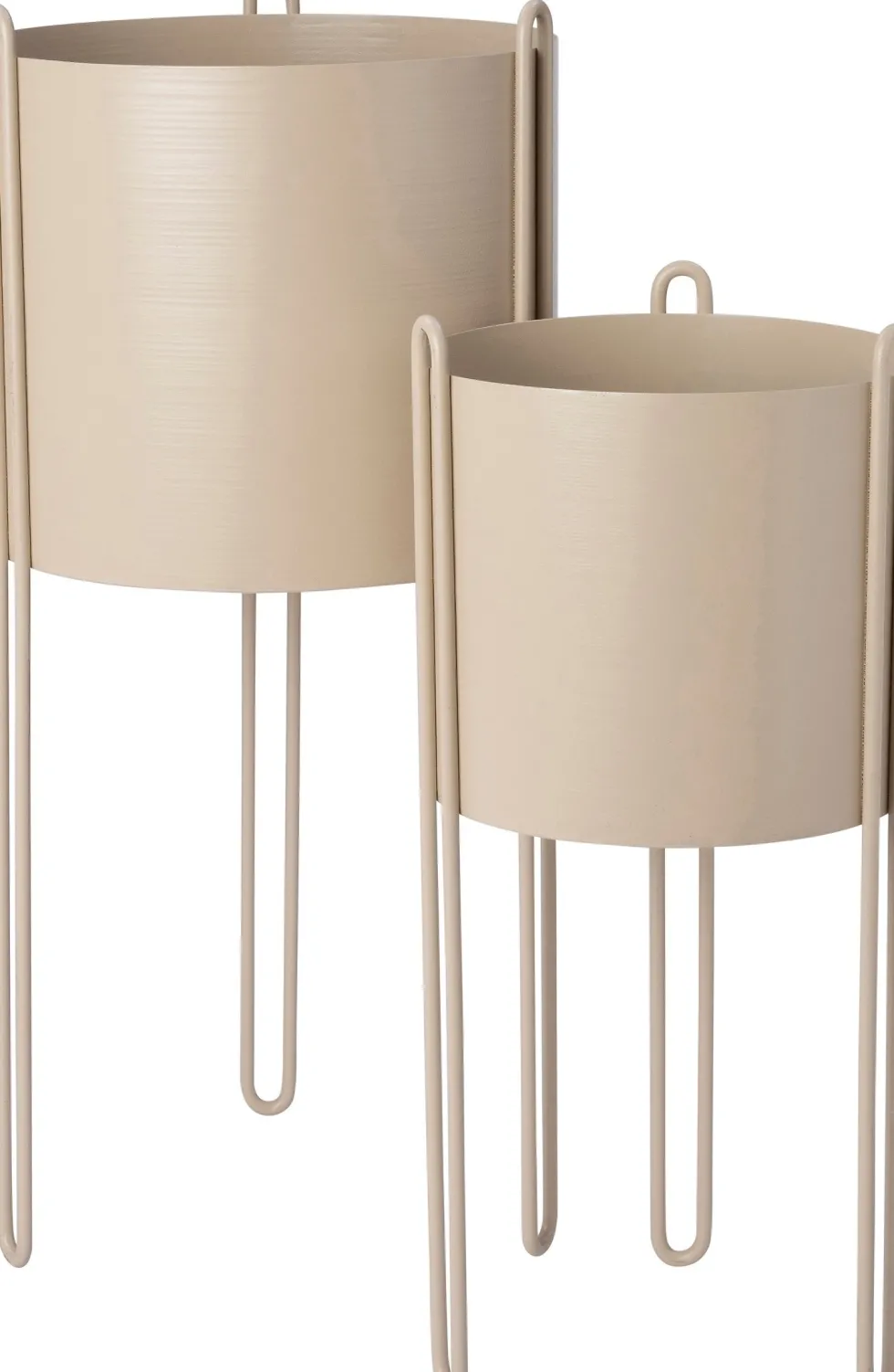 Intratuin bloempot op poten Julio beige D 23 H 50 cm