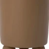 Intratuin bloempot op poten Niki bruin D 16 H 19 cm