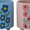 Intratuin bloempot op poten Rosie groen D 13,5 H 13,5 cm