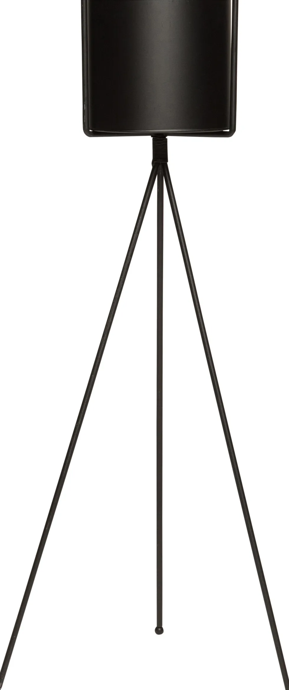 Intratuin bloempot op poten Zion zwart D 36 H 87 cm