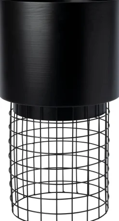 Intratuin bloempot op standaard Aafje zwart D 30 H 53 cm