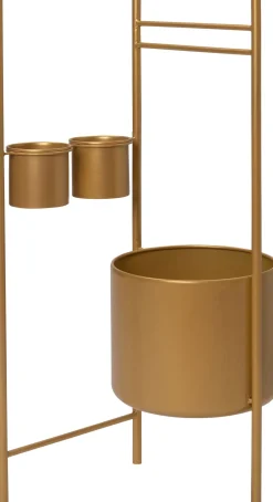 Intratuin bloempot op standaard Nena goud D 28 H 85 cm