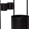 Intratuin bloempot op standaard Nena zwart D 28 H 85 cm