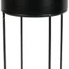 Intratuin bloempot op standaard Zeel zwart D 23 H 71 cm