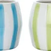 Intratuin bloempot op voet Adora wit / blauw D 29 H 23 cm