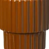 Intratuin bloempot op voet Aira bruin D 17,2 H 17,5 cm