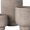 Intratuin bloempot op voet Badal bruin D 10 H 11 cm