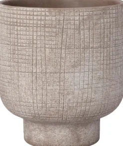Intratuin bloempot op voet Badal bruin D 18 H 20 cm