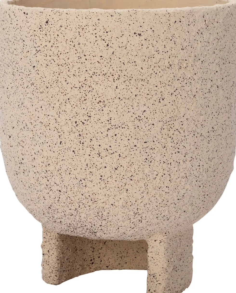 Intratuin bloempot op voet Loan crème D 17 H 20 cm
