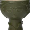 Intratuin bloempot op voet Norell groen D 13,5 H 13,5 cm