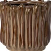 Intratuin bloempot op voet Sacha bruin D 14,8 H 13,5 cm