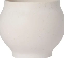 Intratuin bloempot op voet Stone wit D 18 H 21,5 cm