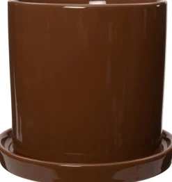Intratuin bloempot Orianna bruin D 17 H 16 cm