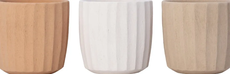 Intratuin bloempot Orley wit D 15 H 15 cm