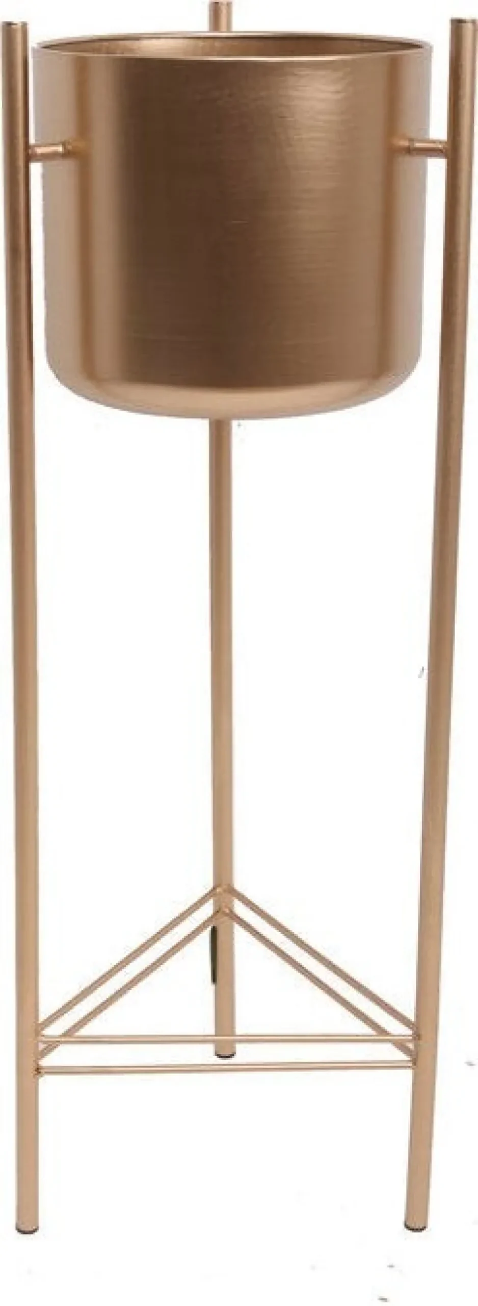 Intratuin bloempot pot poten goud D 28 H 81 cm