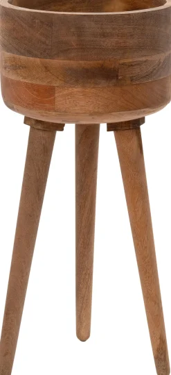 Intratuin bloempot Raaf naturel D 30 H 60 cm