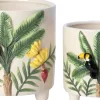 Intratuin bloempot Raval crème 15,3 x 13,4 x 14,2 cm