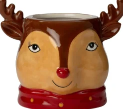 Intratuin bloempot Rendier bruin D 12 H 12 cm