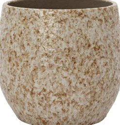 Intratuin bloempot Rida wit / bruin D 18 H 16 cm