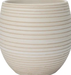 Intratuin bloempot Rikki wit D 28 H 26 cm