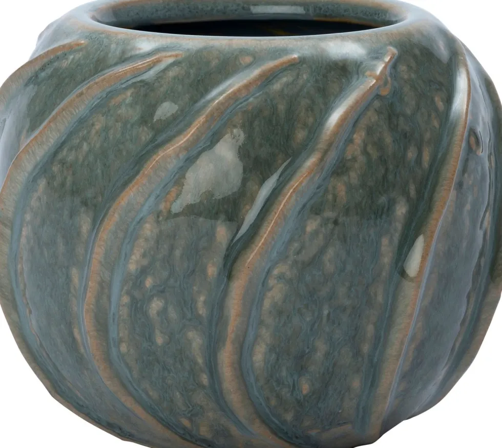 Intratuin bloempot Ryden groen D 13 H 10 cm
