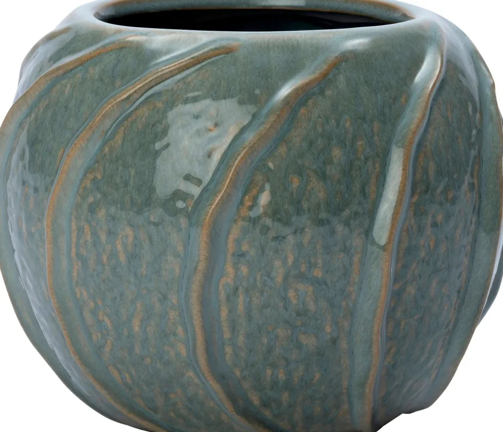 Intratuin bloempot Ryden groen D 22 H 17 cm