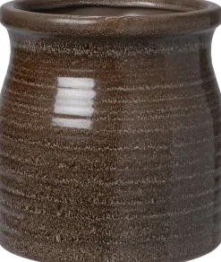 Intratuin bloempot Sandy bruin D 15 H 15 cm