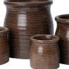 Intratuin bloempot Sandy bruin D 13 H 12 cm