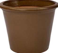 Intratuin bloempot Saxon bruin D 35 H 27 cm