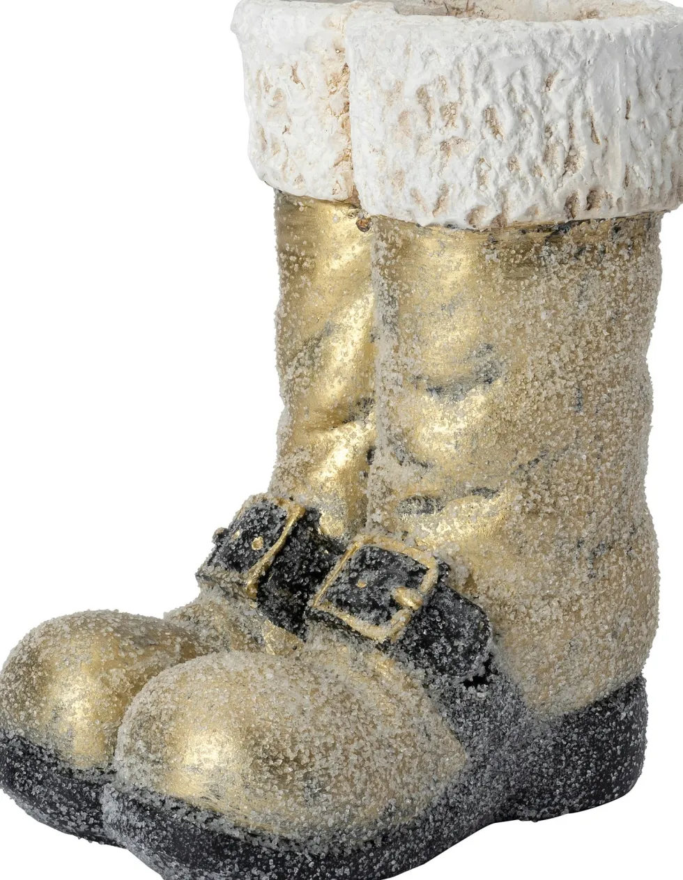 Intratuin bloempot Sebas goud 22 x 15 x 26 cm