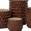 Intratuin bloempot Selby bruin D 15 H 18 cm